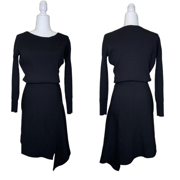 All Saints Suke Asymmetrical Sweater Dress - Picture 2 of 5
